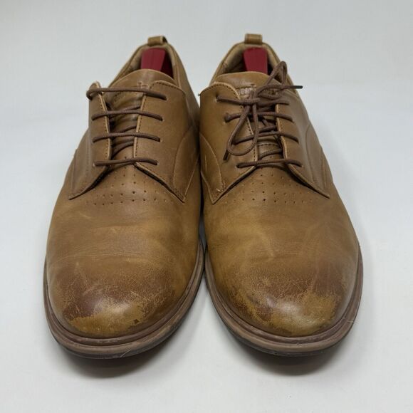 Amberjack The Original Shoes Mens 12 Brown Leather Derby Casual Dress Lace Up main image 8